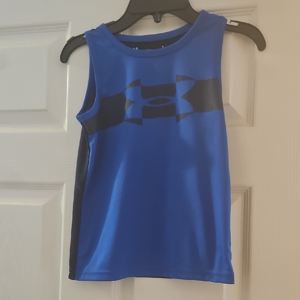 Under Armour Kids Tank Top in Blue and Black